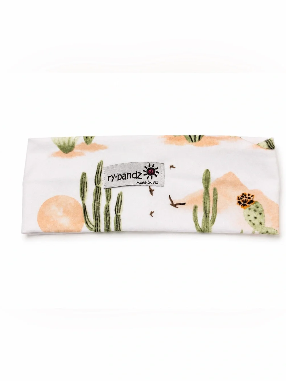 Ry-Bandz Desert Cactus Twist Headband Boho Western Stretch Hair Band Made in NJ